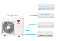 Combo Multi LG Inverter 4 Dàn Lạnh 4 HP Z4UQ36GFA0+ AMNQ09GSJB0