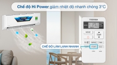 Máy lạnh treo tường Toshiba Inverter 1.5 Hp RAS-H13C4KCVG-V