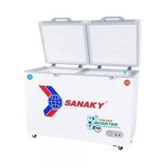 Tủ đông Sanaky Inverter VH-4099W4K cánh kính cường lực màu xám