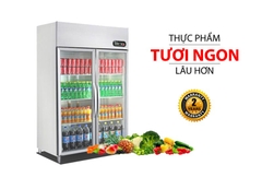 Tủ đông inox mặt kính Sanaky VH-1099K