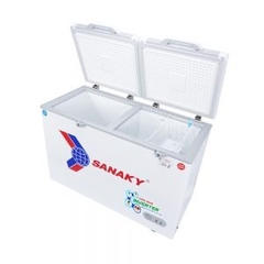 Tủ đông Sanaky Inverter VH-4099W4K cánh kính cường lực màu xám