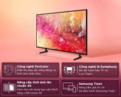 Smart Tivi Samsung 4K 65 Inch UA65DU7700
