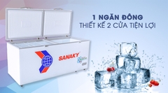 Tủ đông Sanaky Inverter 761lít VH-8699HY3