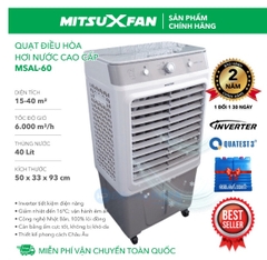 Quạt Hơi Nước Cao Cấp MITSUXFAN MSAL-60 Inverter Diện tích 15-40m²
