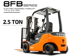 Xe nâng điện Toyota 8FBN18 1.75 tấn