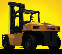 Xe nâng dầu Komatsu - Model FD100～160E-8 tải trọng 10 đến 16 tấn