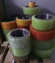Bánh xe nâng điện PU kích thước 254*120*158 hiệu Atchi