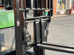 Xe nâng điện Toyota 7FBR15, tải trọng 1,5 tấn, chiều cao nâng tối đa 3000mm, sản xuất năm 2012, số khung 7FBR15-37547, model 7FBR15