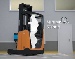 Xe nâng điện reach truck BT RRE250H