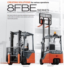 Xe nâng điện Toyota 8FBE Series
