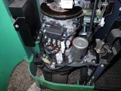 Xe nâng điện cũ reachtruck 1.4 tấn Toyota 8FBR14, chiều cao nâng 4m. Sx 2021