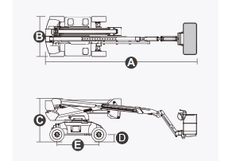 [Báo giá] Xe nâng người Boomlift hiệu Dingli, Model BA22CRT, D Series, cập nhật 2025