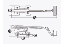 [Báo giá] Xe nâng người Boomlift hiệu Dingli, Model BA28HRT, M Series, cập nhật 2025