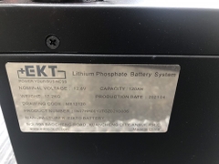 Bình ắc quy, Pin Lithium 12.8V/120Ah hiệu EIKTO dùng cho xe nâng điện, mới 100%