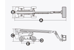 Xe nâng người Boomlift hiệu Dingli, Model BT24RT, M Series