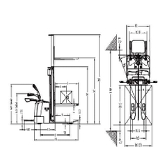 Xe nâng điện Stacker 2.0 tấn Heli CDD20R