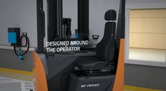 Xe nâng điện reach truck BT RRE250H