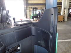 Xe nâng điện cũ reachtruck 1.5 tấn Toyota 8FBR15, chiều cao nâng 4m. Sx 2020