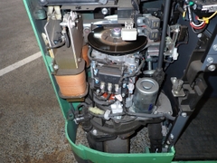 Xe nâng điện cũ reachtruck 1.5 tấn Toyota 8FBR15, chiều cao nâng 4m. Sx 2020