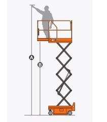 Xe nâng người Scissor lifts, hiệu Dingli model JCPT0707DCM