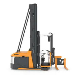 Xe nâng VNA Interlift VUE 1.6 tấn dẫn hướng từ tính, loại nâng người lên cao