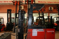 Xe nâng hàng,hiệu TOYOTA,động cơ điện,model 7FBR15,số khung 7FBR15-36292,sức nâng 1500kg .Năm sx 2011.Hàng đã qua sử dụng - XC.R15TOD30.00175