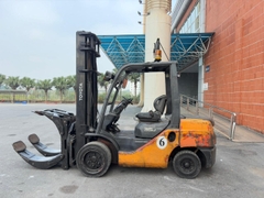 Xe nâng Diesel, hiệu Toyota, kiểu 50-8FDJ35, seri: 11680, sx năm 2007 (có kẹp giấy). XC.D35TOD40.00049