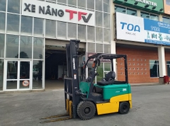 Xe nâng điện cũ 2.5 tấn Komatsu FB25EXF-11. Khung V4000. Sản xuất năm 2012. Mã XC.B25KOD25.00115