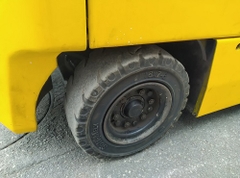 Xe nâng điện cũ 2.5 tấn Komatsu FB25EXF-11. Khung V4000. Sản xuất năm 2012. Mã XC.B25KOD25.00115