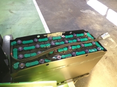 Xe nâng điện cũ reachtruck 1.4 tấn Toyota 8FBR14, chiều cao nâng 4m. Sx 2021