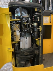 Xe nâng điện đứng lái cũ 1.3 tấn Komatsu FB13RS-14, nâng cao 3m, 2008. XC.R13KOS30.00565