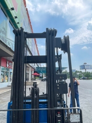 Xe nâng điện đứng lái cũ 1.5 tấn, nâng cao 6m hiệu Unicarriers FRHB15-8WA 2015. XC.R15UNT60.00596