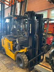 Xe nâng điện ngồi lái cũ 2.5 tấn, Komatsu FE25-1 nâng cao 3m 2015. XC.B25KOS30.00667