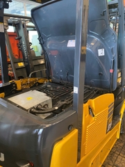 Xe nâng điện ngồi lái cũ 2.5 tấn, Komatsu FE25-1 nâng cao 3m 2015. XC.B25KOS30.00667