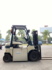 Xe nâng điện cũ ngồi lái 2.5 tấn Toyota 7FB25, nâng cao 3m, sx 2005. Mã XC.B25TOS30.00555