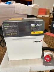 Máy sạc ắc quy hiệu Interlift, series CHB, điện áp 48V/300A, sử dụng để sạc ắc quy Lithium Ion cho xe nâng, hàng mới 100%