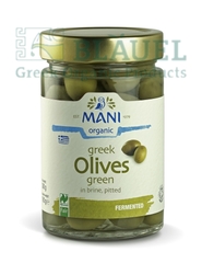 [Mani] Trái Olive Xanh Hữu Cơ (ngâm trong nước muối, đã tách hạt) 280gr