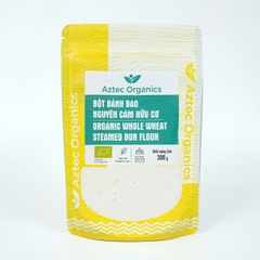 [Aztec Organics] Bột bánh bao nguyên cám hữu cơ