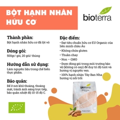 Bột Hạnh Nhân Hữu Cơ Đã Lột Vỏ