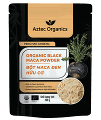 [Aztec Organics] Bột Maca đen Hữu Cơ