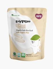 Bánh gạo hữu cơ hình dẹt - Canxi rong biển Ddoddomam 20g