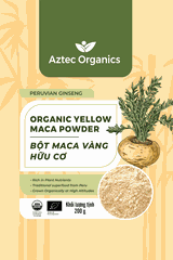 [ Aztec Organics ] Bột maca vàng hữu cơ