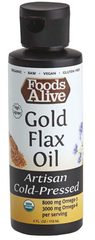 Dầu Hạt Lanh Hữu Cơ Foods Alive ( Organic Flax Seed Oil ) 118mL