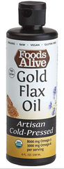 Dầu Hạt Lanh Hữu Cơ Foods Alive ( Organic Flax Seed Oil ) 236mL