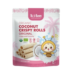 [BIOBEES] Bánh quế cuộn dừa hữu cơ 40g