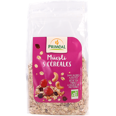 [Primeal] Ngũ Cốc Giòn Muesli 5 Loại Hữu Cơ 500g