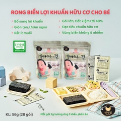 [ Manjun ] Rong Biển Lợi Khuẩn Hữu Cơ Cho Bé 56g