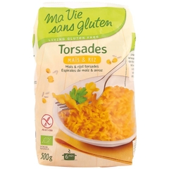 [Ma Vie Sans Gluten] Mì Ngô Gạo hữu cơ  Gluten Free hiệu Ma Vie (dạng xoắn) 500g