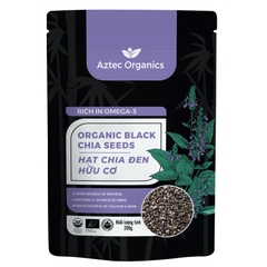Aztec Organics Hạt chia đen hữu cơ