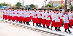 Áo Giúp Lễ Ban Lễ Sinh Công Giáo